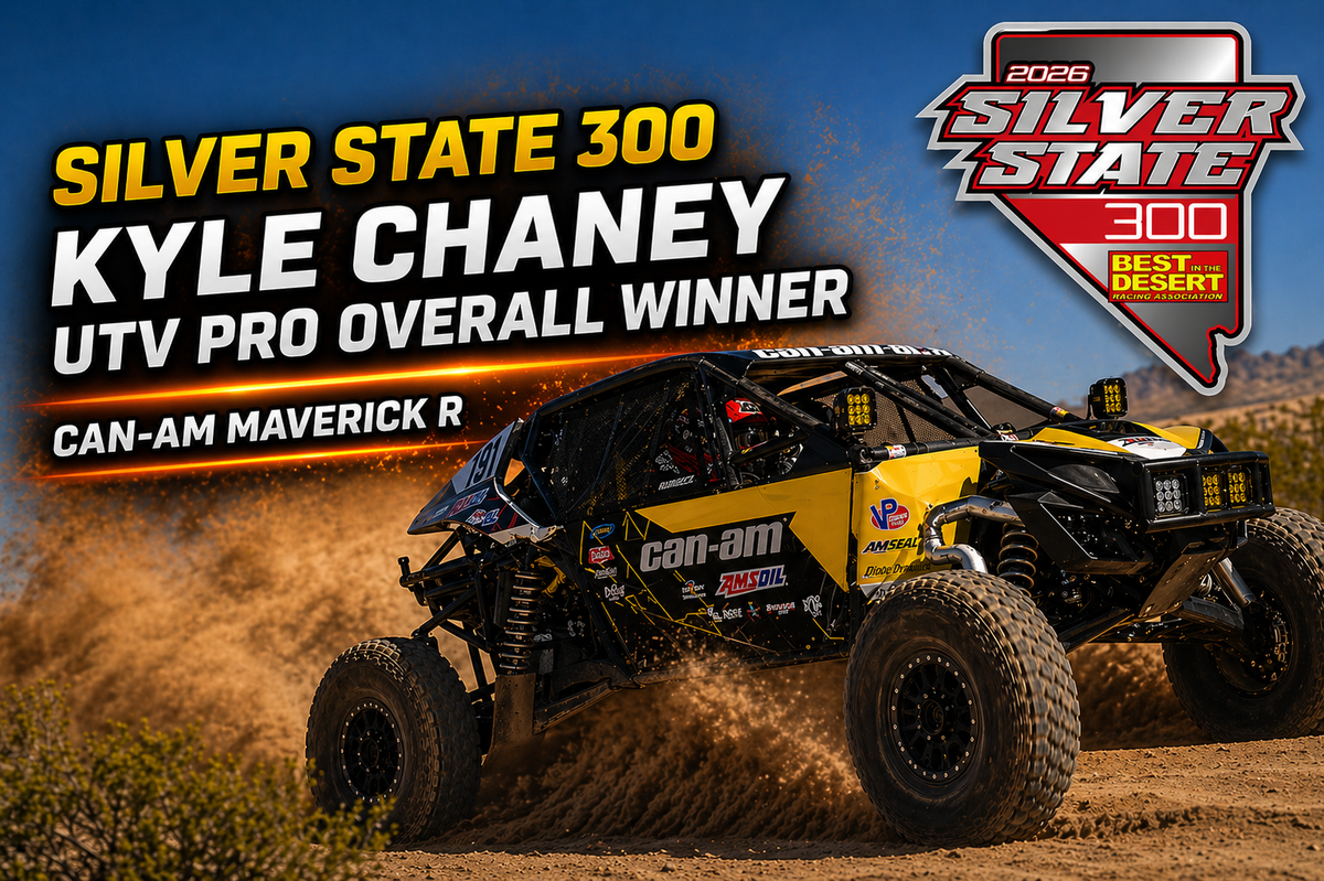 2026 Silver State 300: Kyle Chaney Wins in Can-Am Maverick R ...