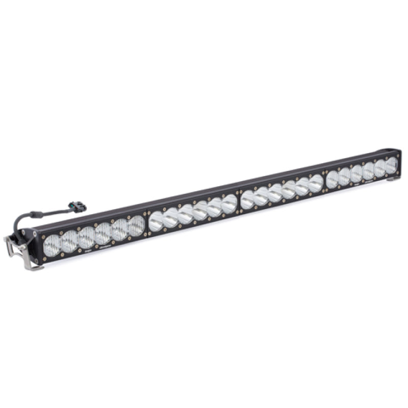 Baja Designs OnX6 Series 40in LED light bar with a driving combo pattern for enhanced visibility and off-road performance.
