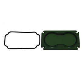 Baja Designs S2 Series replacement lens kit in green with a rubber gasket for offroad lighting upgrades.