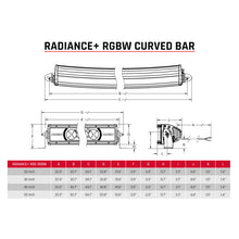 Load image into Gallery viewer, RIGID Industries Radiance+ Curved 40in. RGBW Light Bar