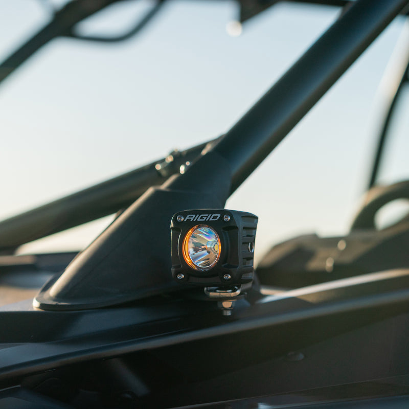 RIGID Industries 2017+ Polaris Pro R/Turbo R Revolve A-Pillar Light Kit