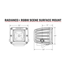 Load image into Gallery viewer, RIGID Industries Radiance+ Scene RGBW Surface Mount - Pair