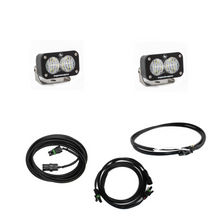 Load image into Gallery viewer, Baja Designs Jeep JL LED Reverse Light Kit featuring dual S2 Sport lights and wiring harness for enhanced visibility.