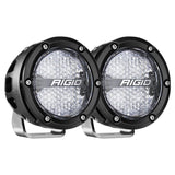 RIGID Industries 360-Series 4in LED Off-Road Diffused Beam - RGBW Backlight (Pair)