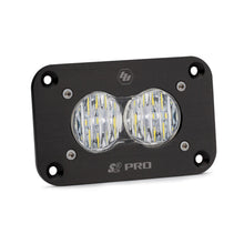 Load image into Gallery viewer, Baja Designs S2 Pro Flush Mount LED work light with a wide cornering pattern, featuring a clear lens and durable housing.