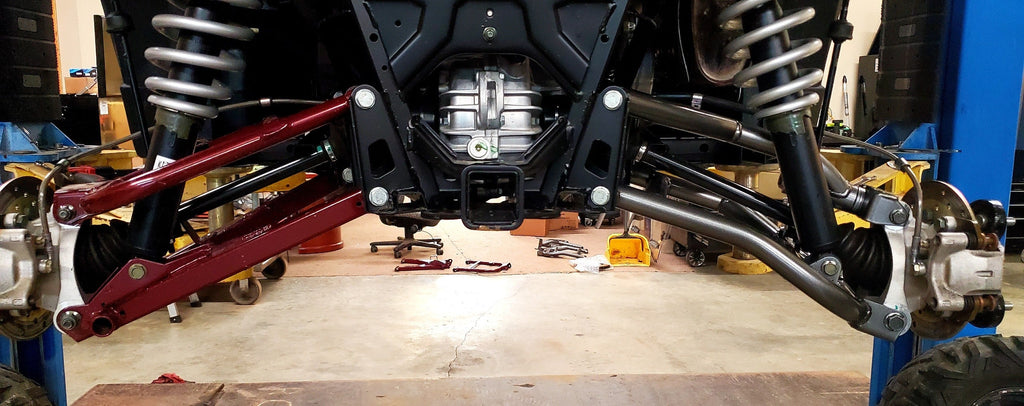 L&W Fab 1.5" Offset Rear A-Arms With Adjustable Uppers Polaris Ranger