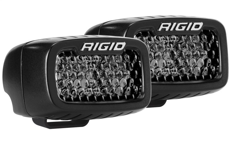 RIGID Industries SR-M Series PRO Midnight Edition - Spot - Diffused - Pair