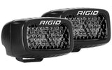 RIGID Industries SR-M Series PRO Midnight Edition - Spot - Diffused - Pair