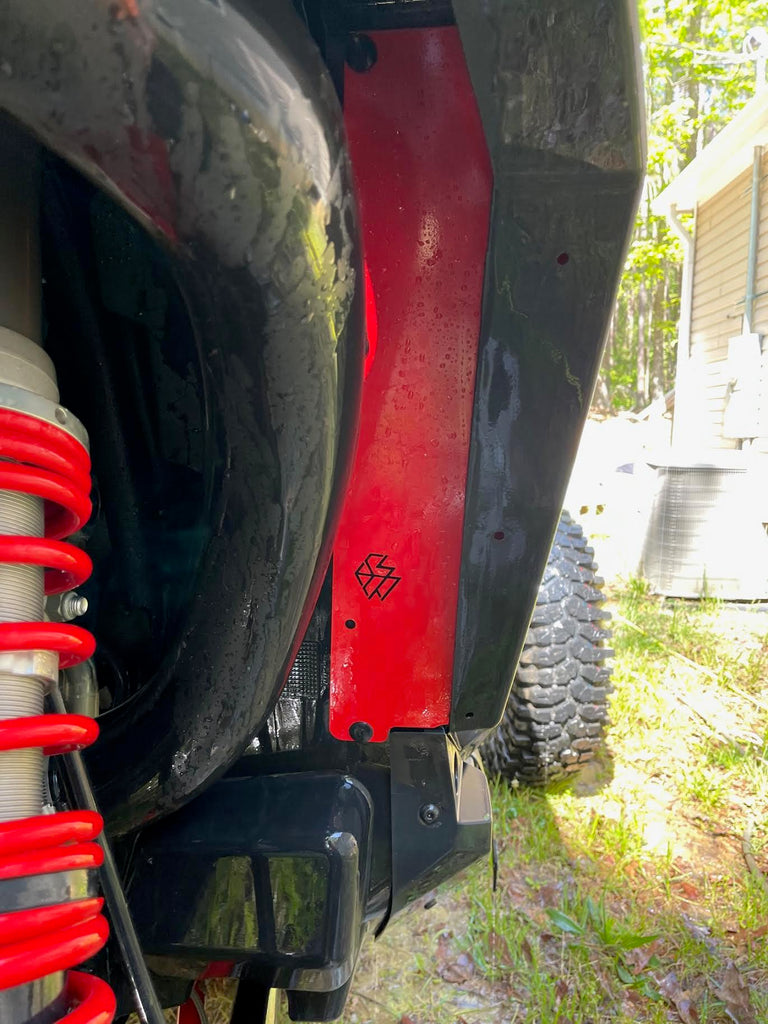 L&W Fab Rear Inner Fender Mud Guard Polaris RZR Pro R