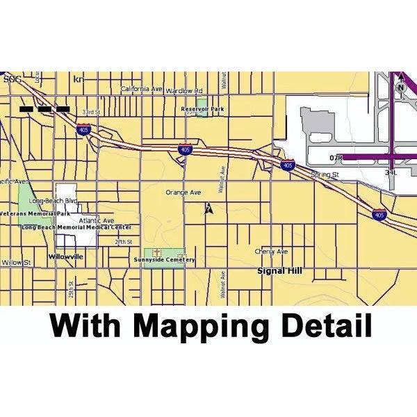PCI Western US Lowrance Map