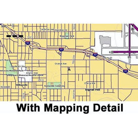 PCI Western US Lowrance Map