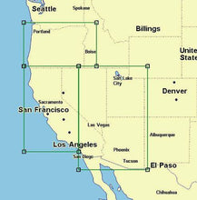 Load image into Gallery viewer, PCI Western US Lowrance Map