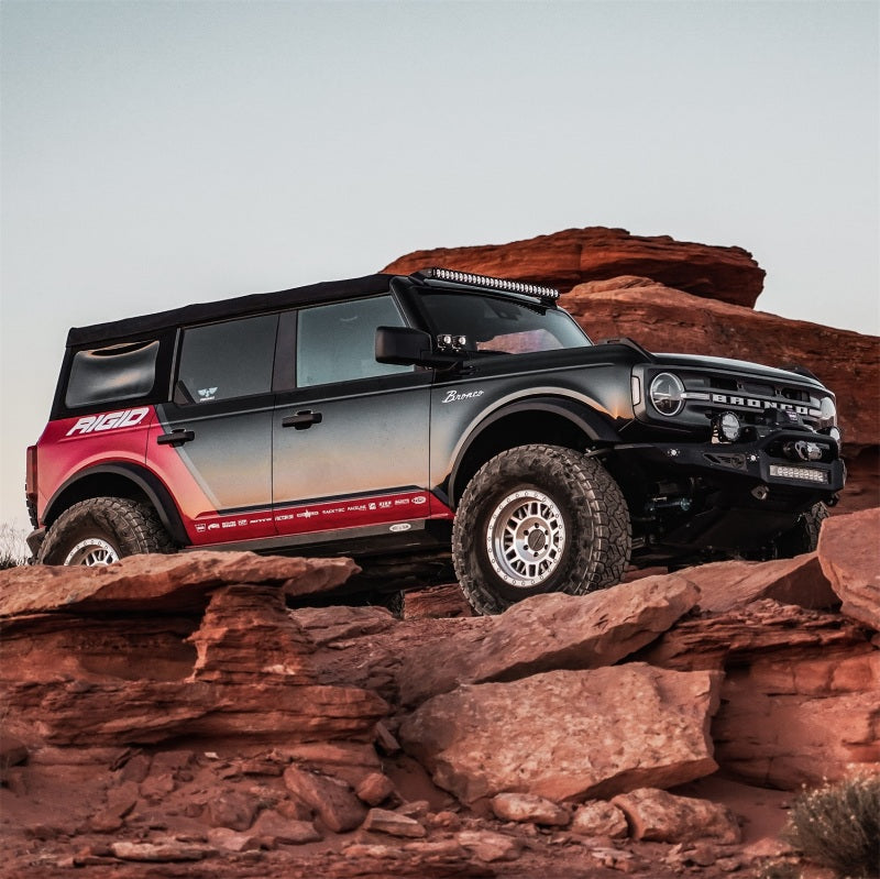 RIGID Industries Revolve 40in Bar w/Amber Trim Ring