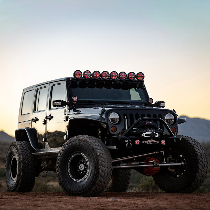 RIGID Industries 360-Series 4in LED Off-Road Drive Beam - Red Backlight (Pair)