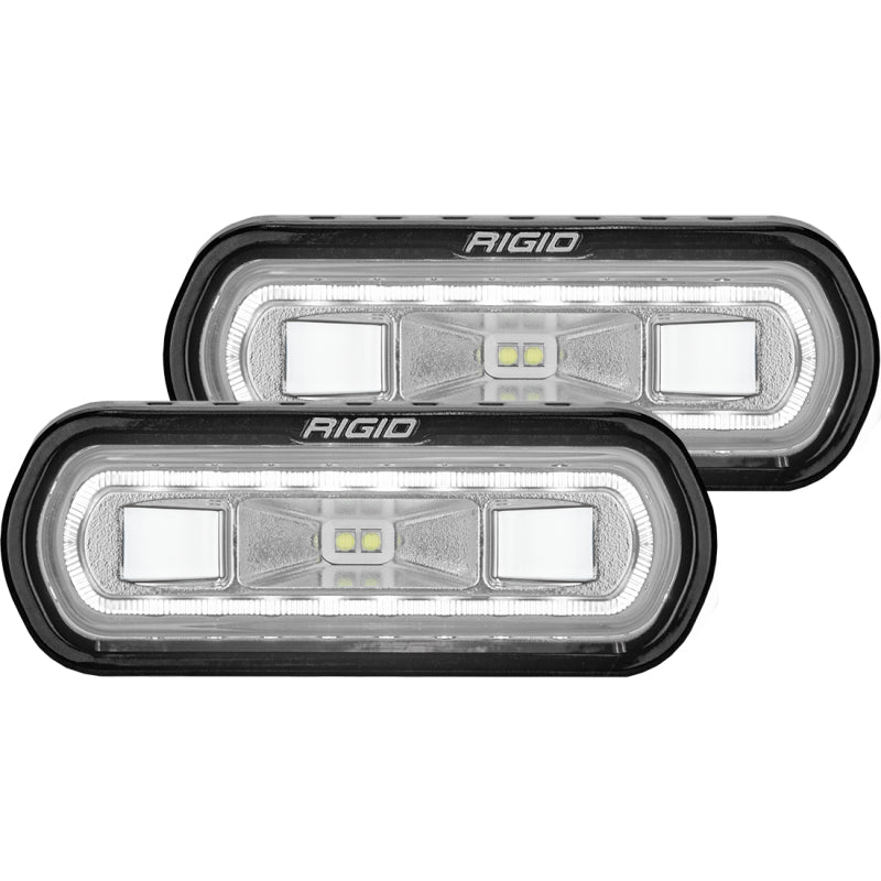 RIGID Industries SR-L Series Surface Mount LED Spreader Pair w/ White Halo - Universal