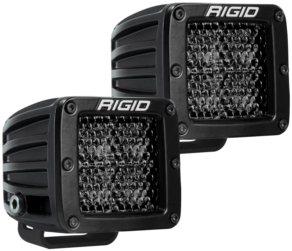RIGID Industries Spot Diffused Midnight Surface Mount Pair D-Series Pro