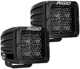 RIGID Industries Spot Diffused Midnight Surface Mount Pair D-Series Pro