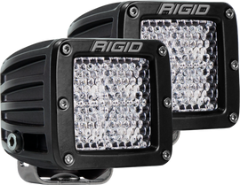 RIGID Industries Diffused Surface Mount Black Pair D-Series Pro