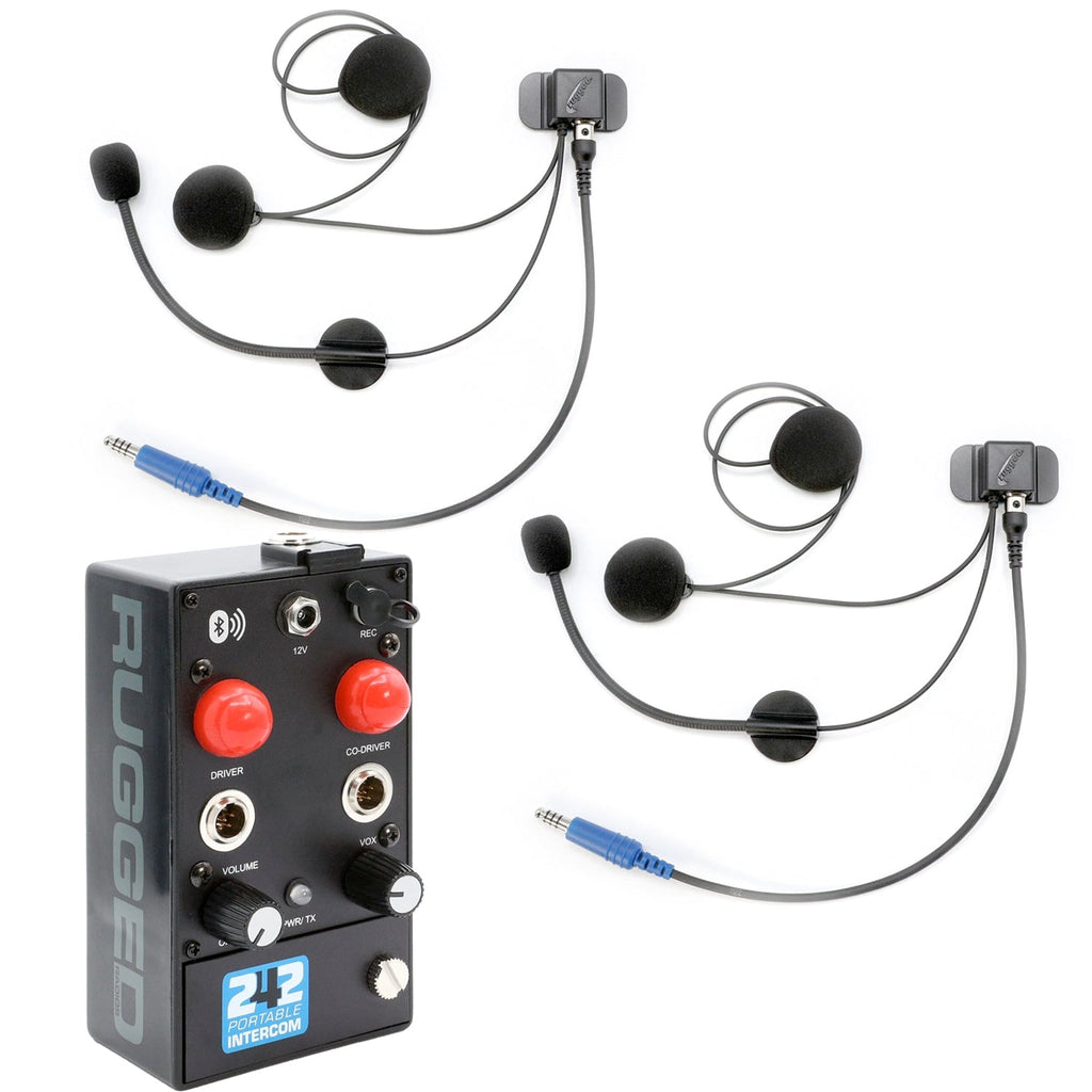 242 Portable Intercom Kit – 2-Person Bluetooth Intercom System