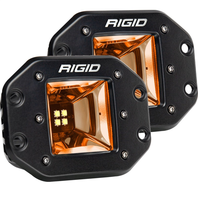 RIGID Industries Radiance+ Scene RGBW Flush Mount - Pair