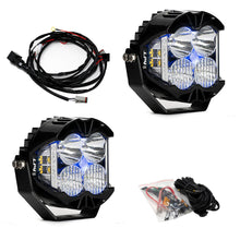 Load image into Gallery viewer, LP4 Pro LED Auxiliary Light Pod Pair Light Pattern Driving/Combo Blue Backlight Baja Designs