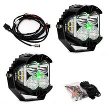 Load image into Gallery viewer, LP4 Pro LED Auxiliary Light Pod Pair Light Pattern Driving/Combo Green Backlight Baja Designs