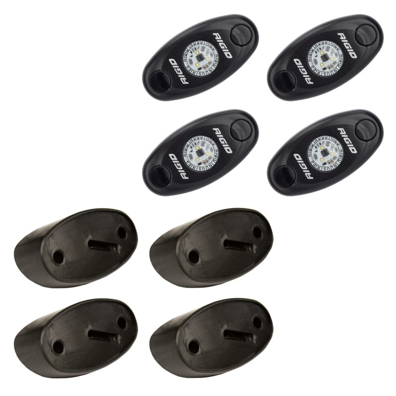 RIGID Industries Rock Light Kit- Cool White (4 lights)