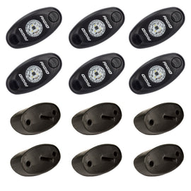 RIGID Industries Rock Light Kit- Red (6 lights)