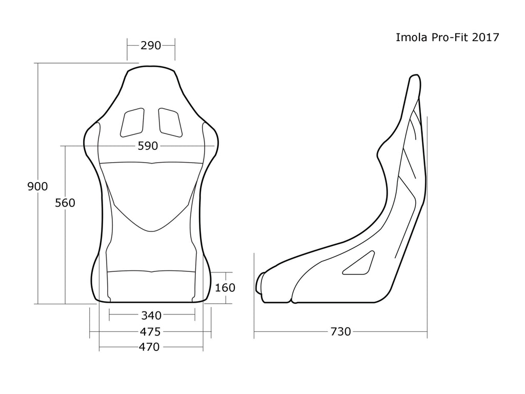 Cobra Imola Fiberglass Racing Seat | FIA 8855-1999 — view 2