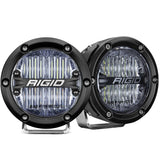 RIGID Industries 360-Series 4in LED SAE J583 Fog Light - White (Pair)