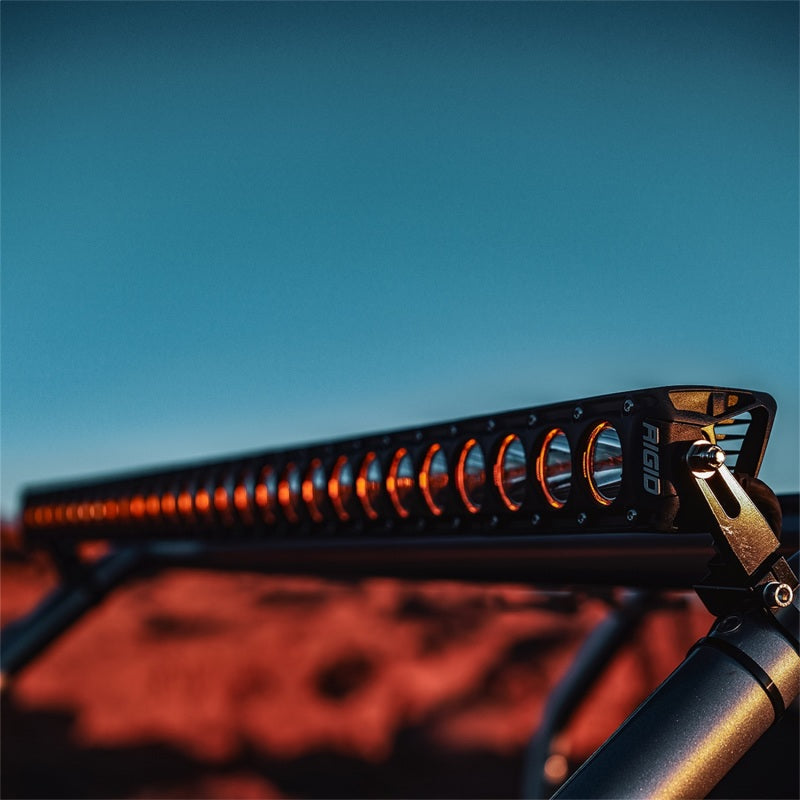 RIGID Industries Revolve 40in Bar w/Amber Trim Ring
