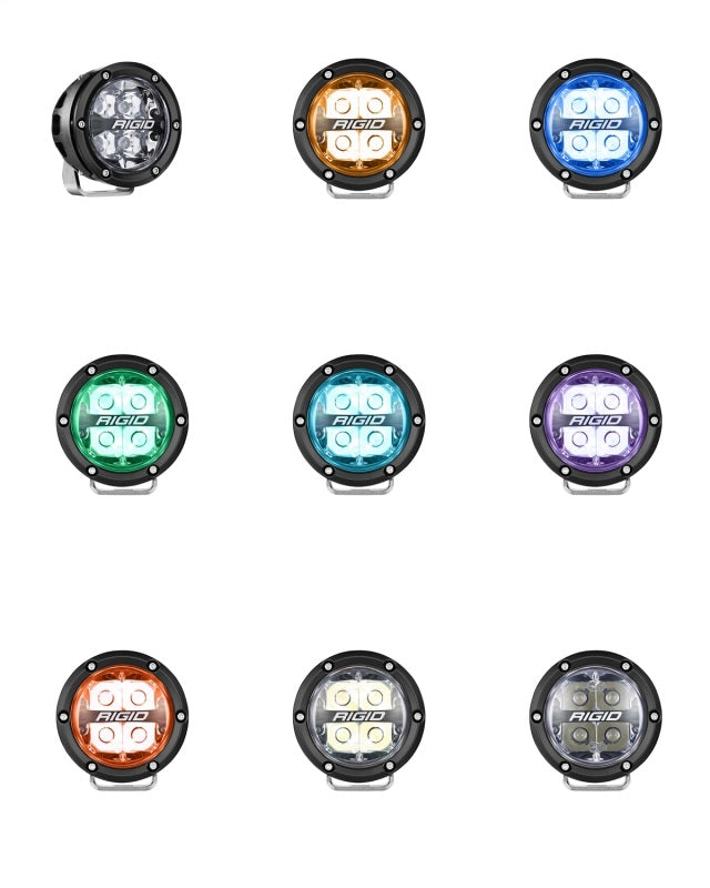 RIGID Industries 360-Series 4in LED Off-Road Spot Beam - RGBW (Pair)