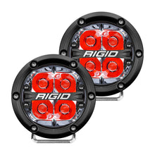 Load image into Gallery viewer, RIGID Industries 360-Series 4 Inch Led Off-Road Spot Beam Red Backlight Pair
