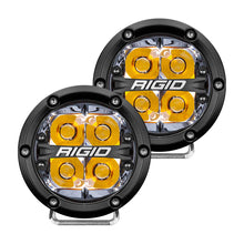 Load image into Gallery viewer, RIGID Industries 360-Series 4 Inch Led Off-Road Spot Beam Amber Backlight Pair
