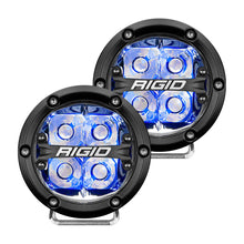 Load image into Gallery viewer, RIGID Industries 360-Series 4 Inch Led Off-Road Spot Beam Blue Backlight Pair