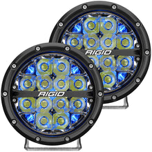 Load image into Gallery viewer, RIGID Industries 360-Series 6 Inch Led Off-Road Spot Beam Blue Backlight Pair