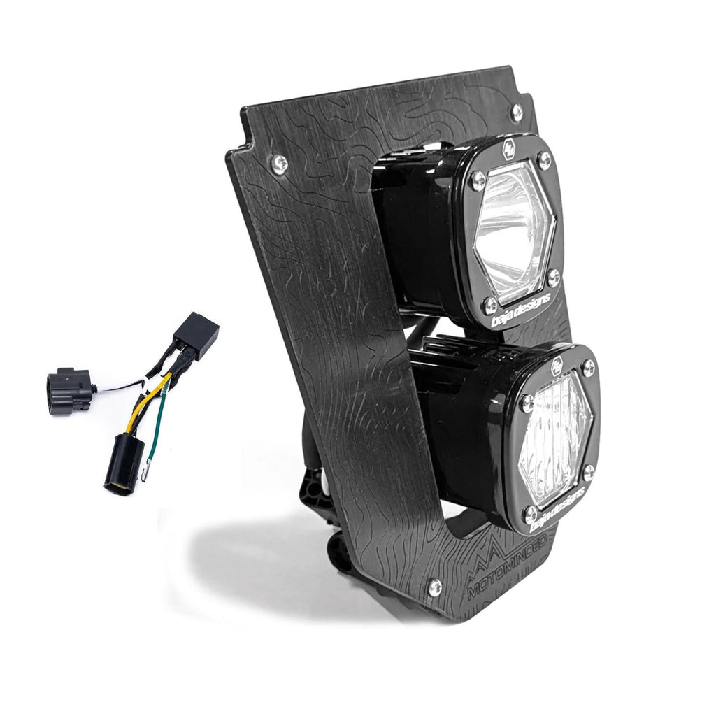 Husqvarna Dual S1 Gemini (D/C) LED Headlight Kit w/ Hi-Low Harness 2024-2025 Husqvarna FE-S Baja Designs