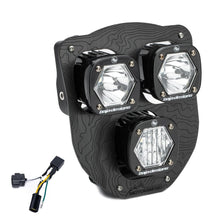 Load image into Gallery viewer, Husqvarna Triple S1 Hydra (D/C) LED Headlight Kit w/ Hi-Low Harness 2024-2025 Husqvarna FE-S Baja Designs