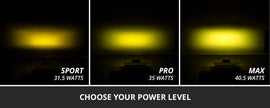 Diode Dynamics SS6 Max Yellow Combo Flush ABL (single) 3000K