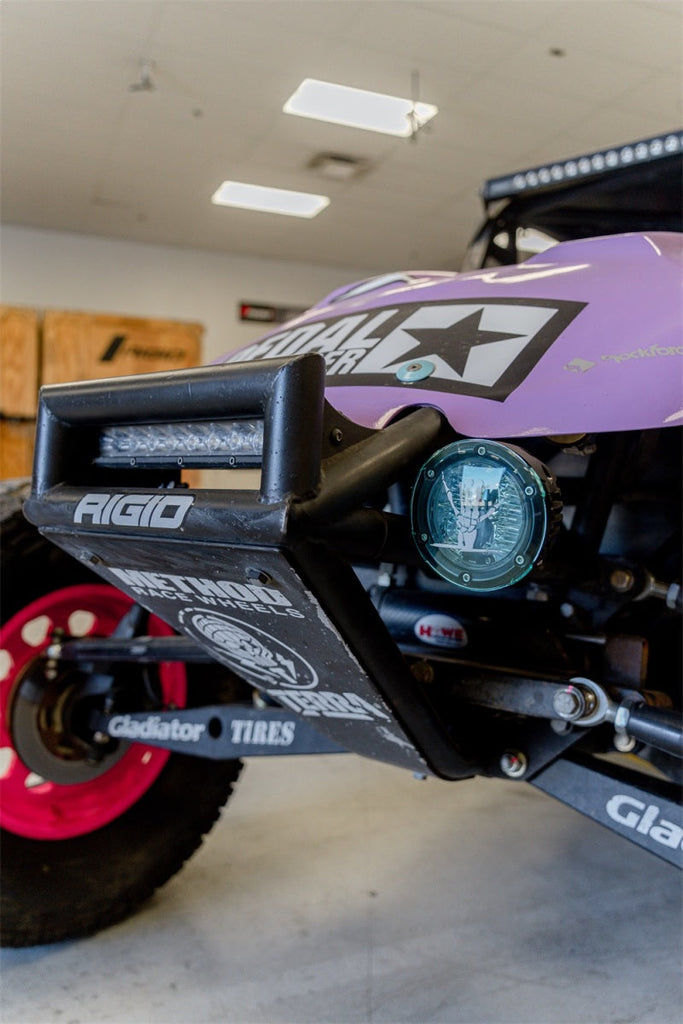 RIGID Industries x SHREDDY 360-Series 4in Lights w/Wt Bcklght (2) + 6 Covers (2 Pink/2 Teal/2 Blk)