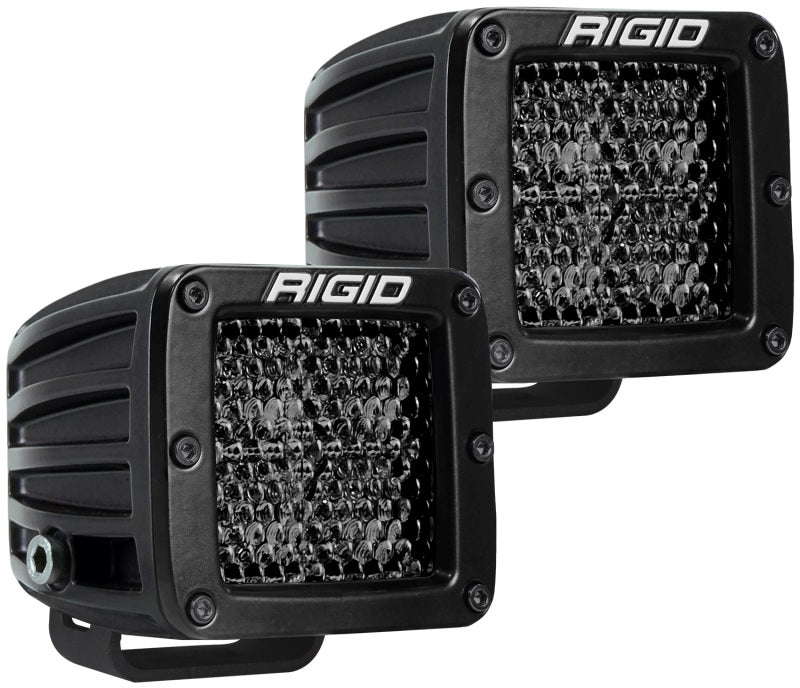 RIGID Industries D Series PRO Midnight Edition - Spot - Diffused - Pair