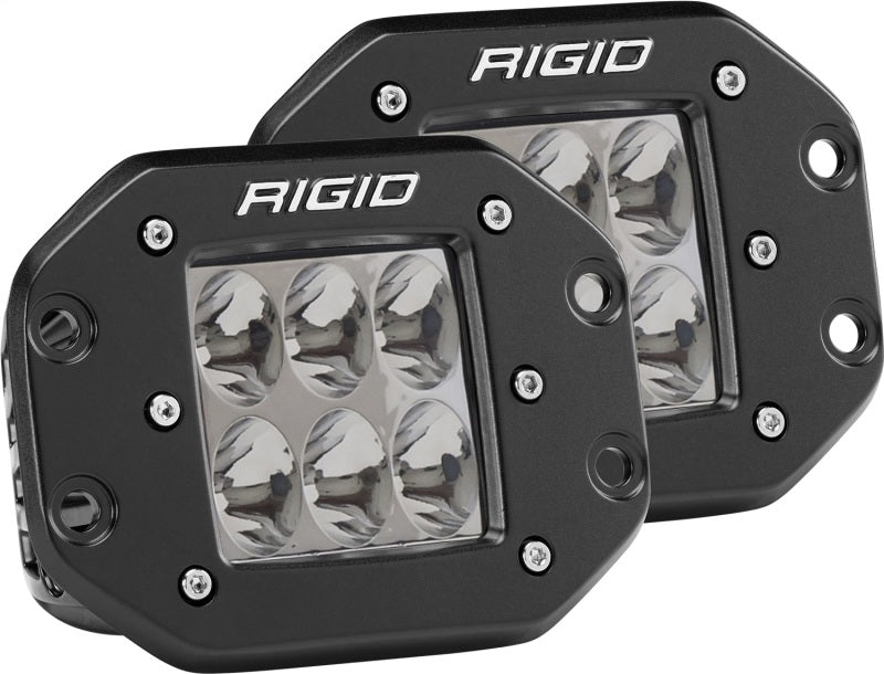 RIGID Industries D2 - Flush Mount - Driving Pair