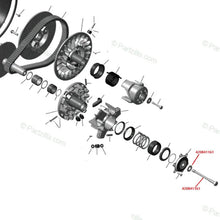 Load image into Gallery viewer, RPM Can-Am X3 TITANIUM Clutch Bolt &amp; Washer / OEM # 420841161 &amp; 420245690
