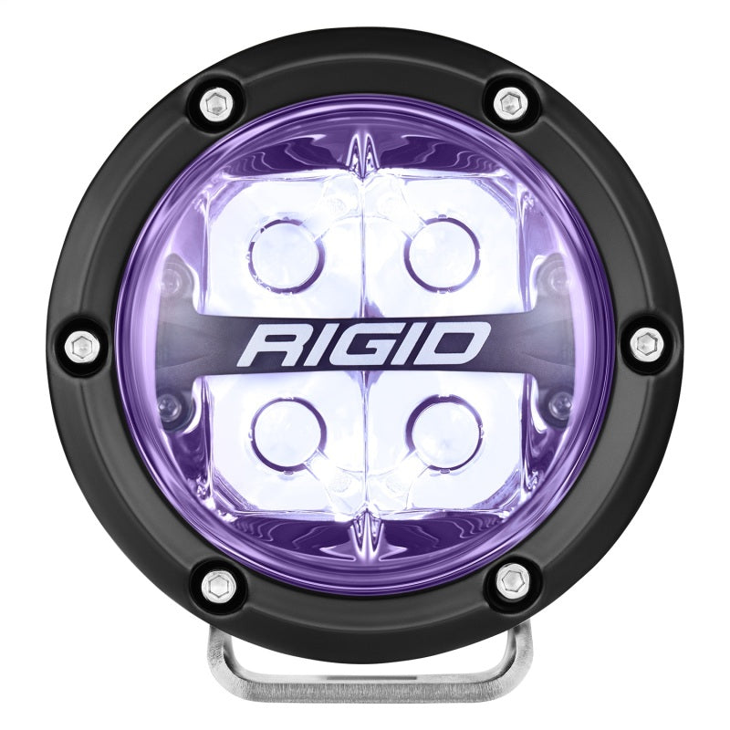 RIGID Industries 360-Series 4in LED Off-Road Spot Beam - RGBW (Pair)