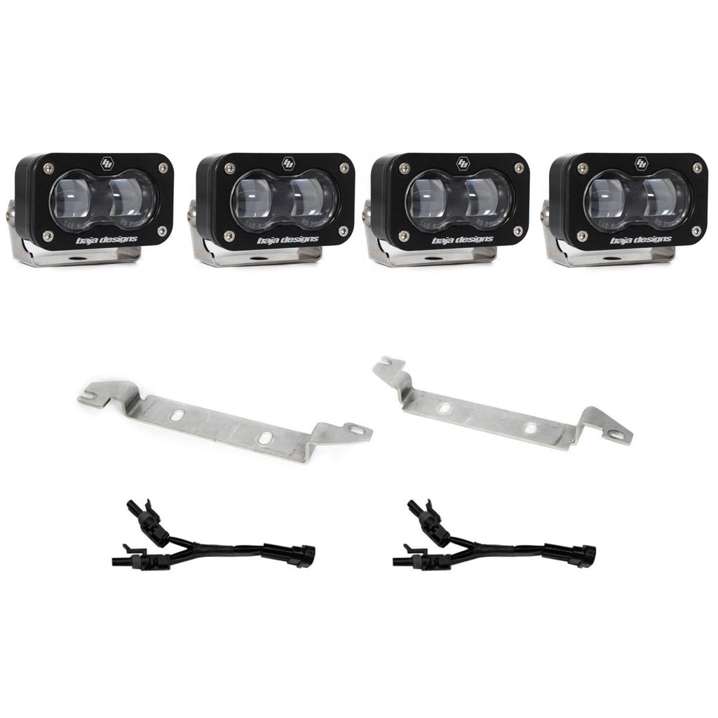 S2 SAE OEM Fog Light Replacement Kit 2025-On Toyota 4Runner Non-TRD Pro Clear Baja Designs
