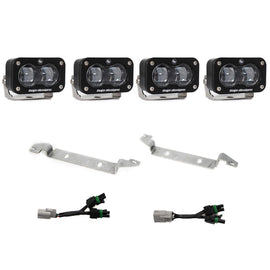 S2 SAE OEM Fog Light Replacement Kit 2025-On Toyota 4Runner TRD Pro/Trailhunter Clear Baja Designs