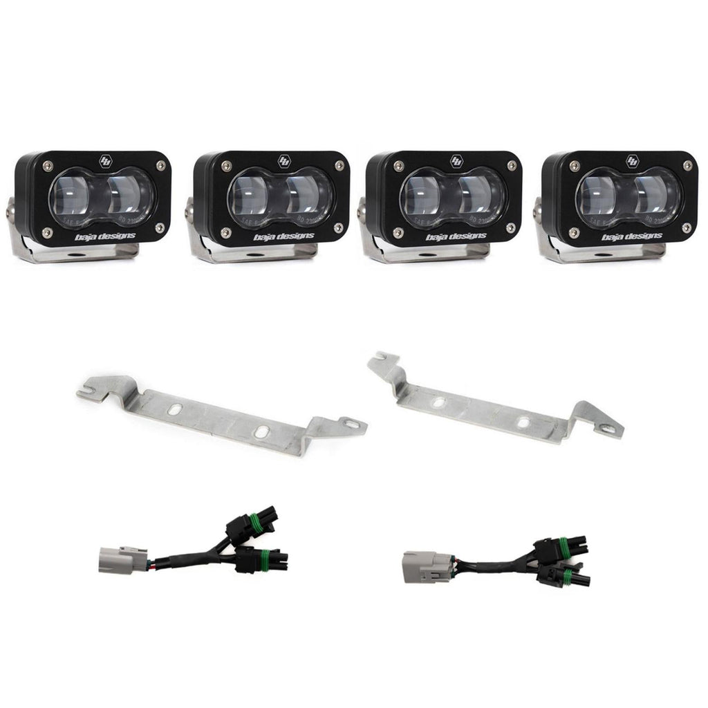 S2 SAE OEM Fog Light Replacement Kit 2024-On Toyota Tacoma TRD Pro/Trailhunter Clear Baja Designs