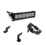 OnX6+ 10 Inch Light Bar Hood Mount Kit Polaris 2025 RZR ProR; ProS; ProXP, Clear Baja Designs