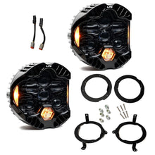 Load image into Gallery viewer, DOT LP6 LED Headlight Kit Jeep 2018-2025 Wrangler JL 2020-2025 Gladiator JT w/LED Headlights (Amber) Baja Designs