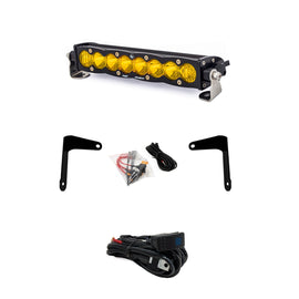 Can-Am X3 Shock Mount Kit w/10in S8 Light Bar Baja Amber Baja Designs